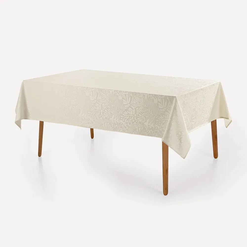 Toalha de Mesa Retangular 8 Lugares Essencia Cru — imagem 1