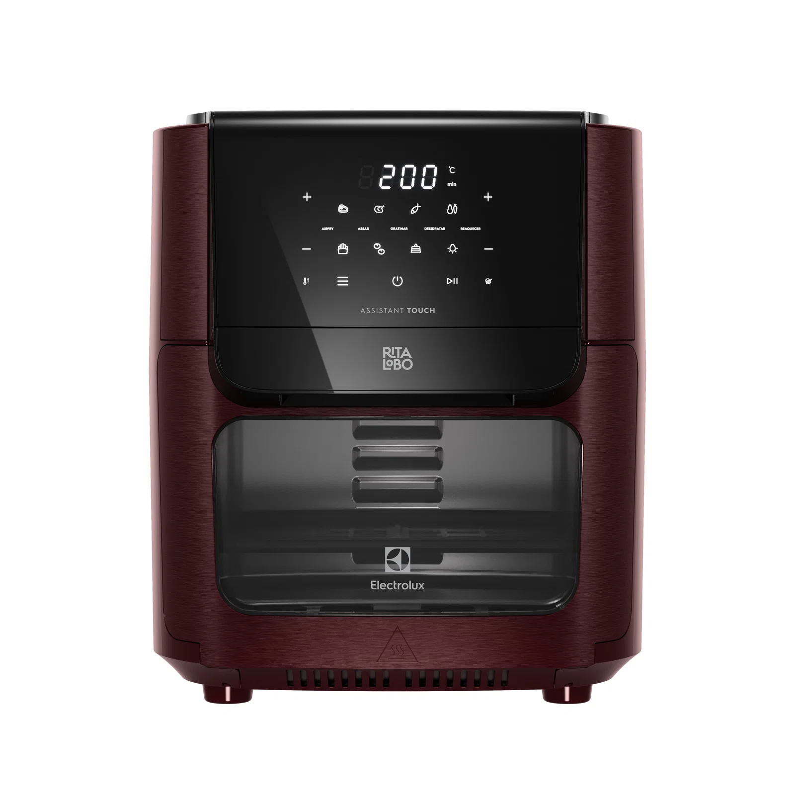 Air Fryer Oven Electrolux por Rita Lobo 12L Digital Vermelha Escura Experience 1700W (EAF86) — imagem 1