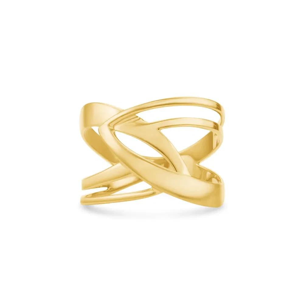 Anel Gold Navete em Ouro Amarelo 18k — imagem 1
