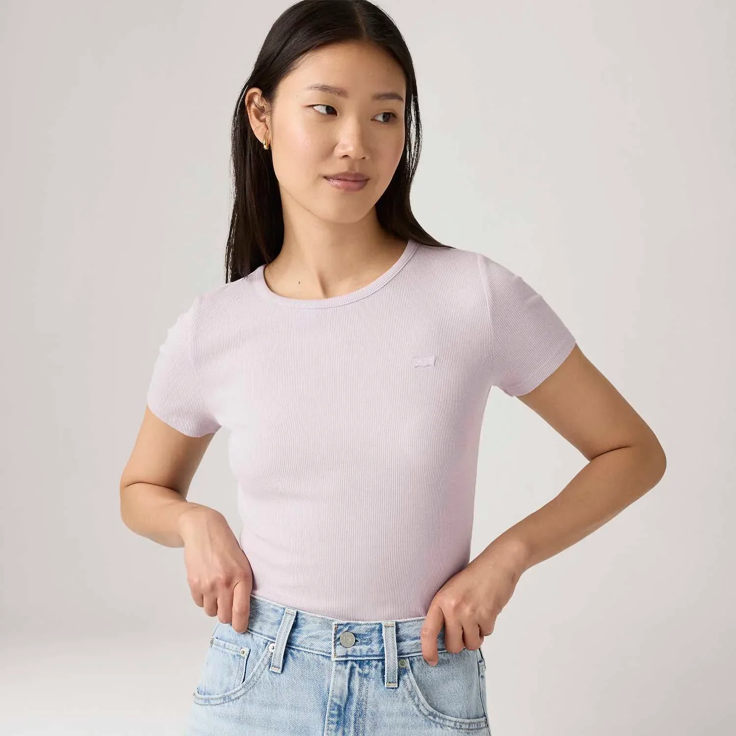 Camiseta Levi's® Hayes Lilás Manga Curta — imagem 1