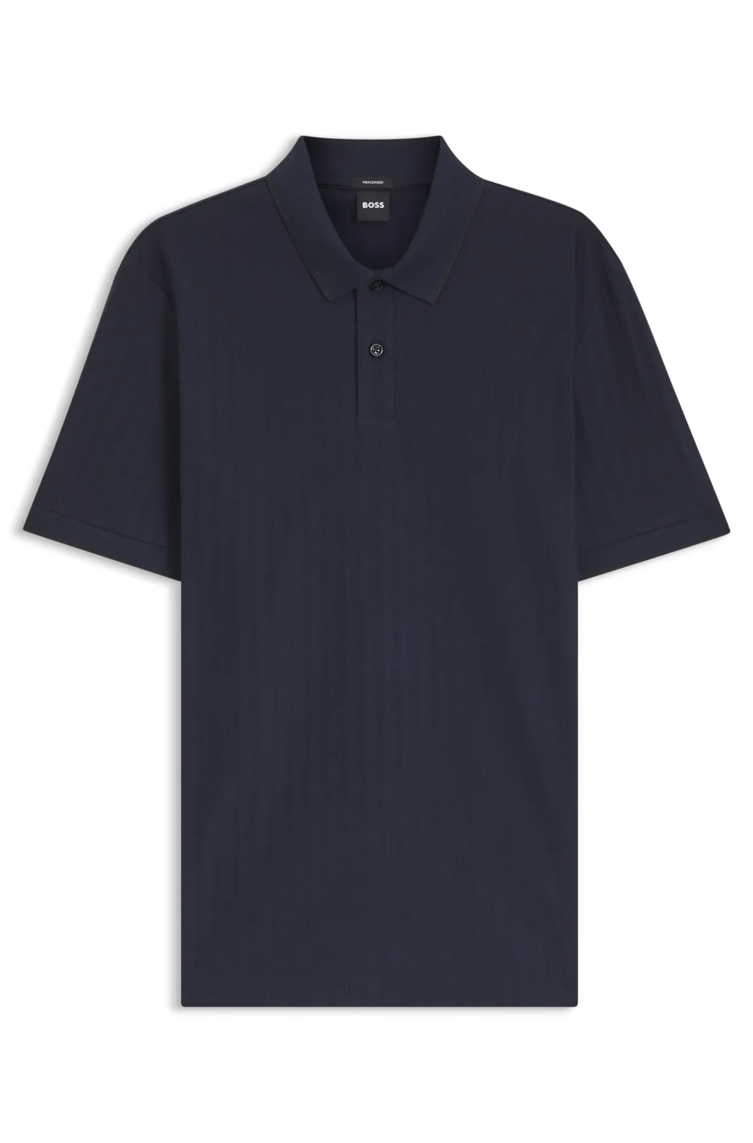 Polo Listrada Em Algodão