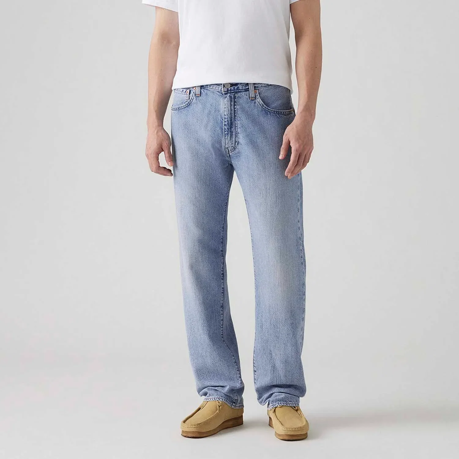 Calça Jeans Levi's® 555® Relaxed Straight Lavagem Clara — imagem 1