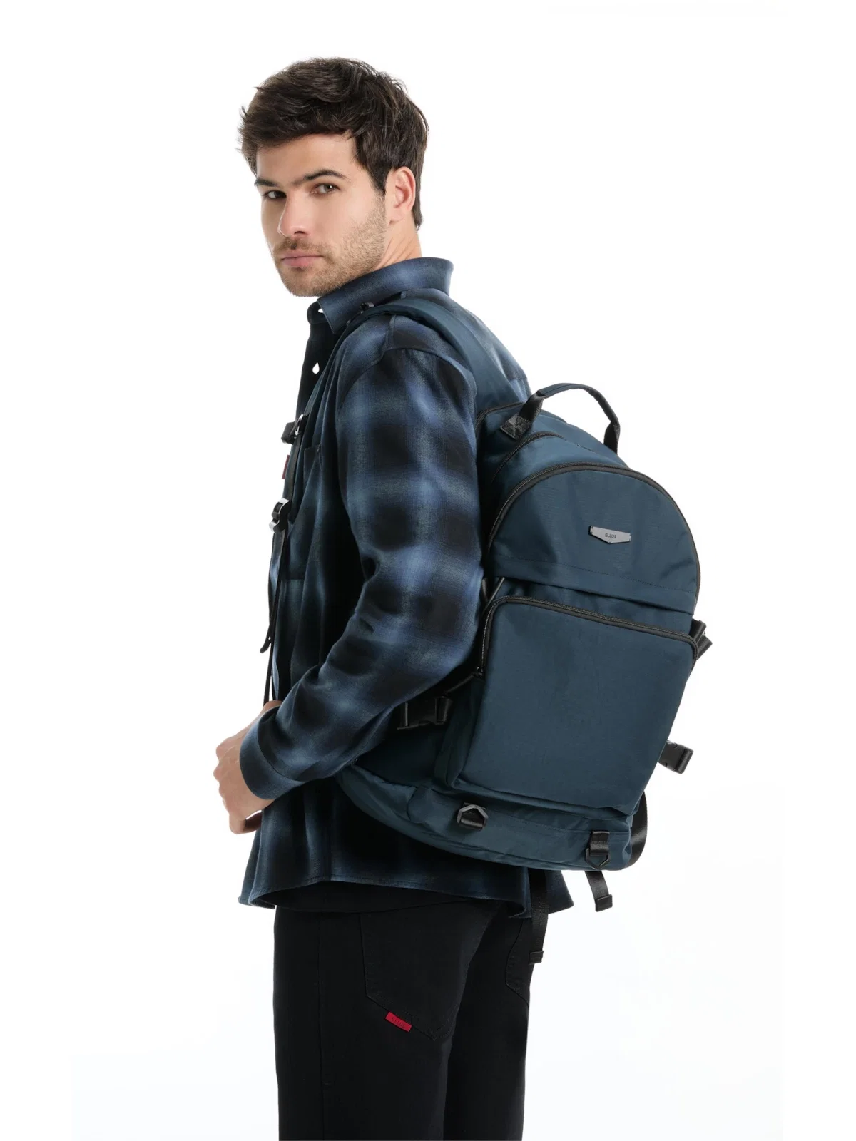Mochila Backpack Atlantis Nylon Ellus Marinho