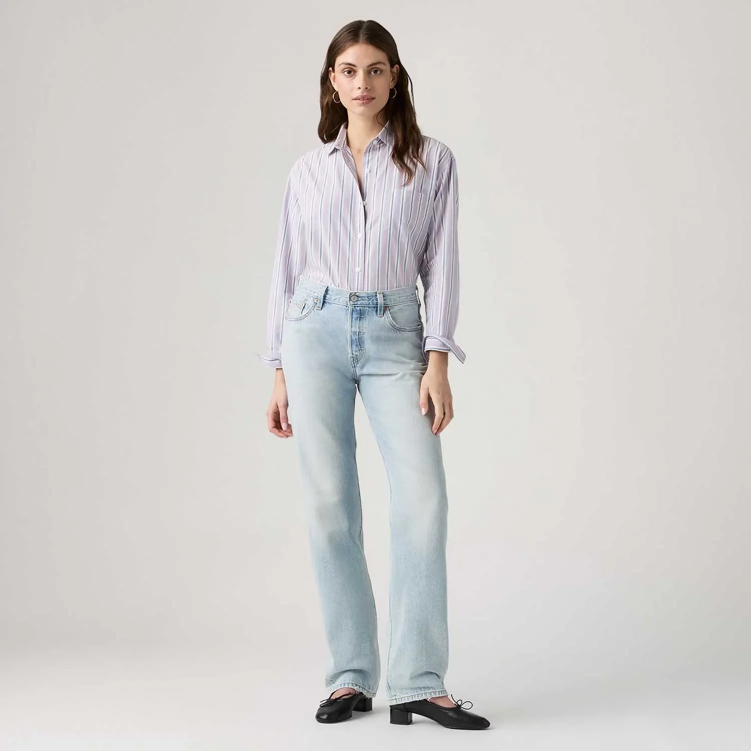 Calça Jeans Levi's® 501® '90s Lightweight Lavagem Clara — imagem 1