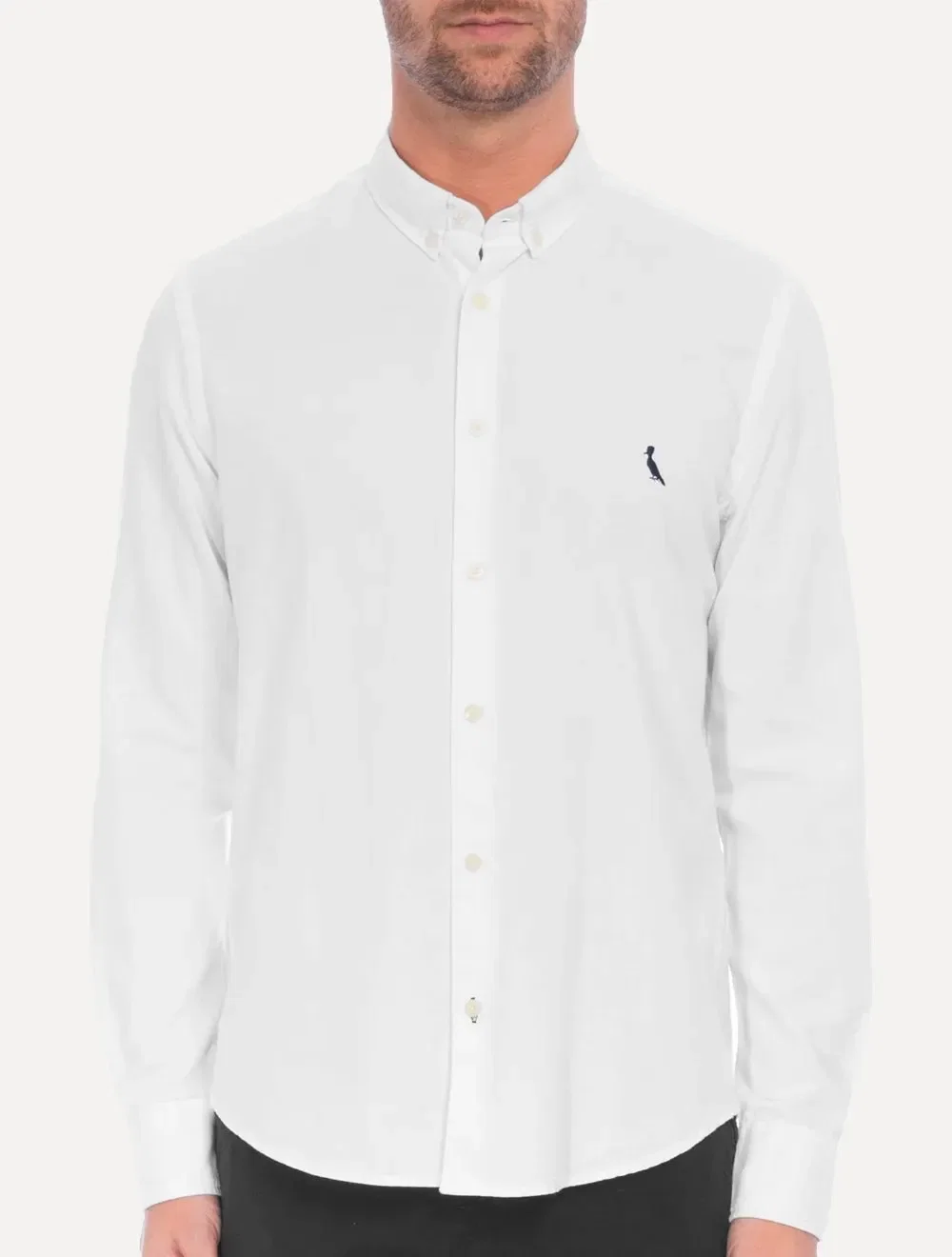 Camisa Reserva Masculina Oxford Sport Color Branca