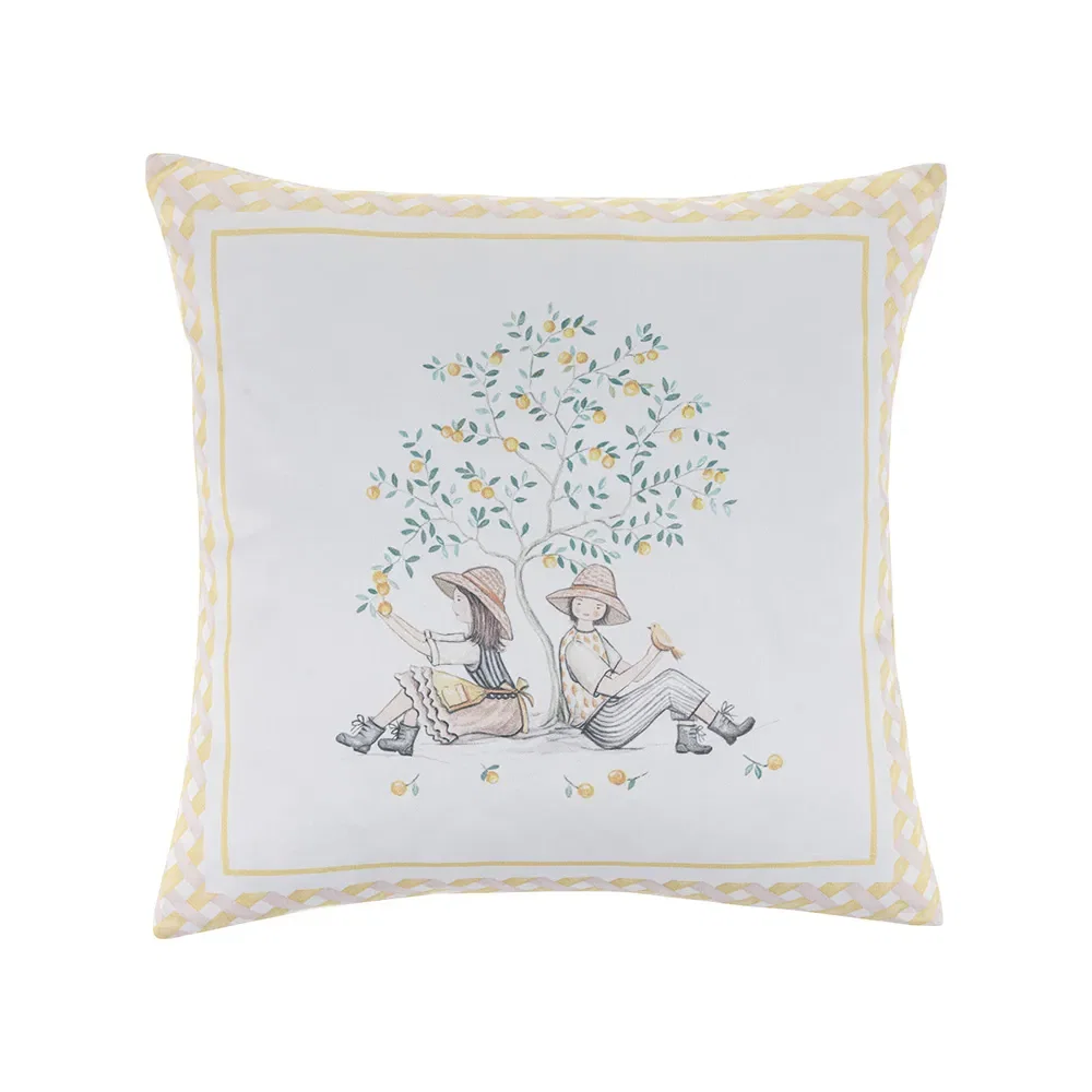 Almofada Infantil 300 Fios 100% Algodão Egípcio Frutti 45cm x 45cm