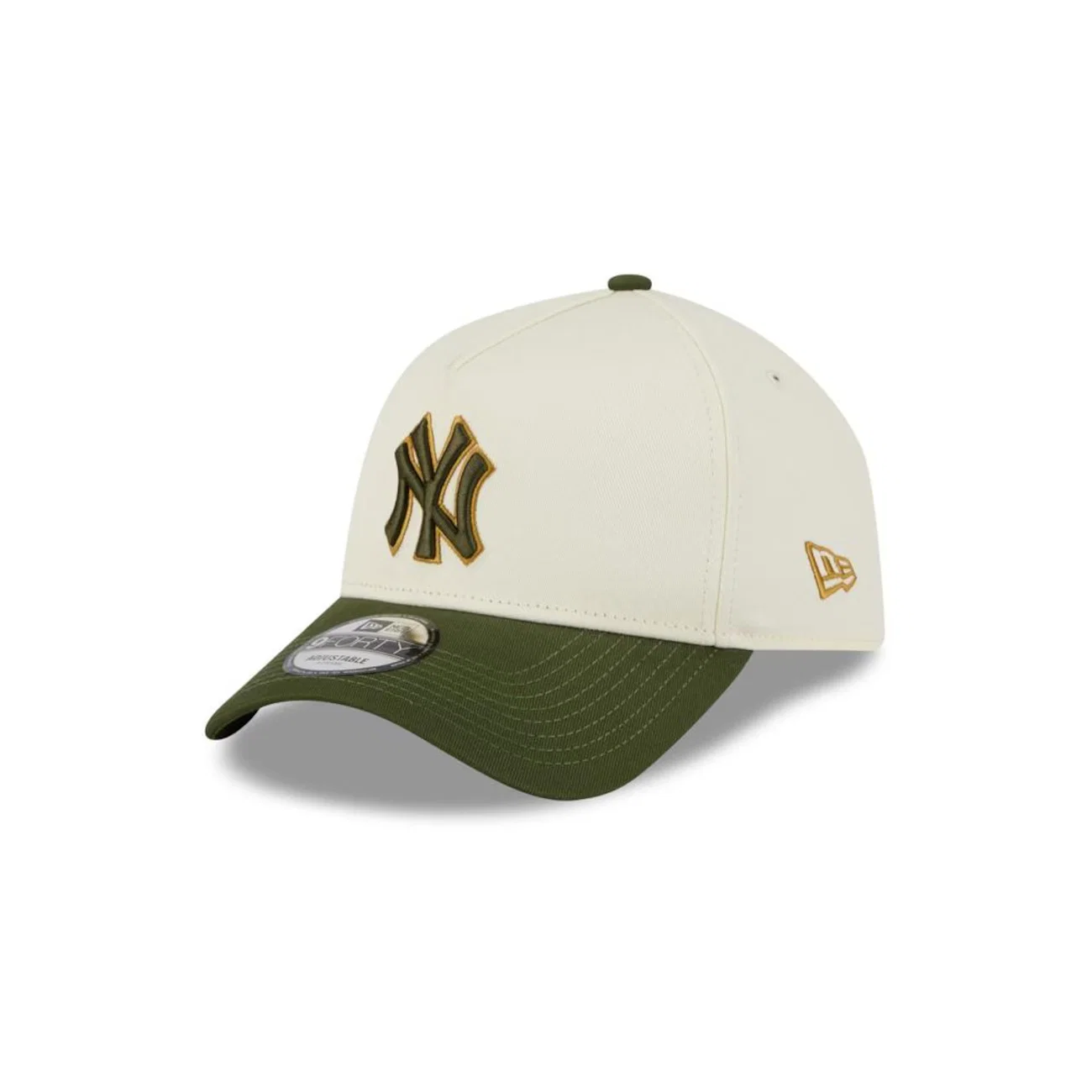 Bone New Era MLB 9Forty A-Frame Snapback New York Yankees Masculino
