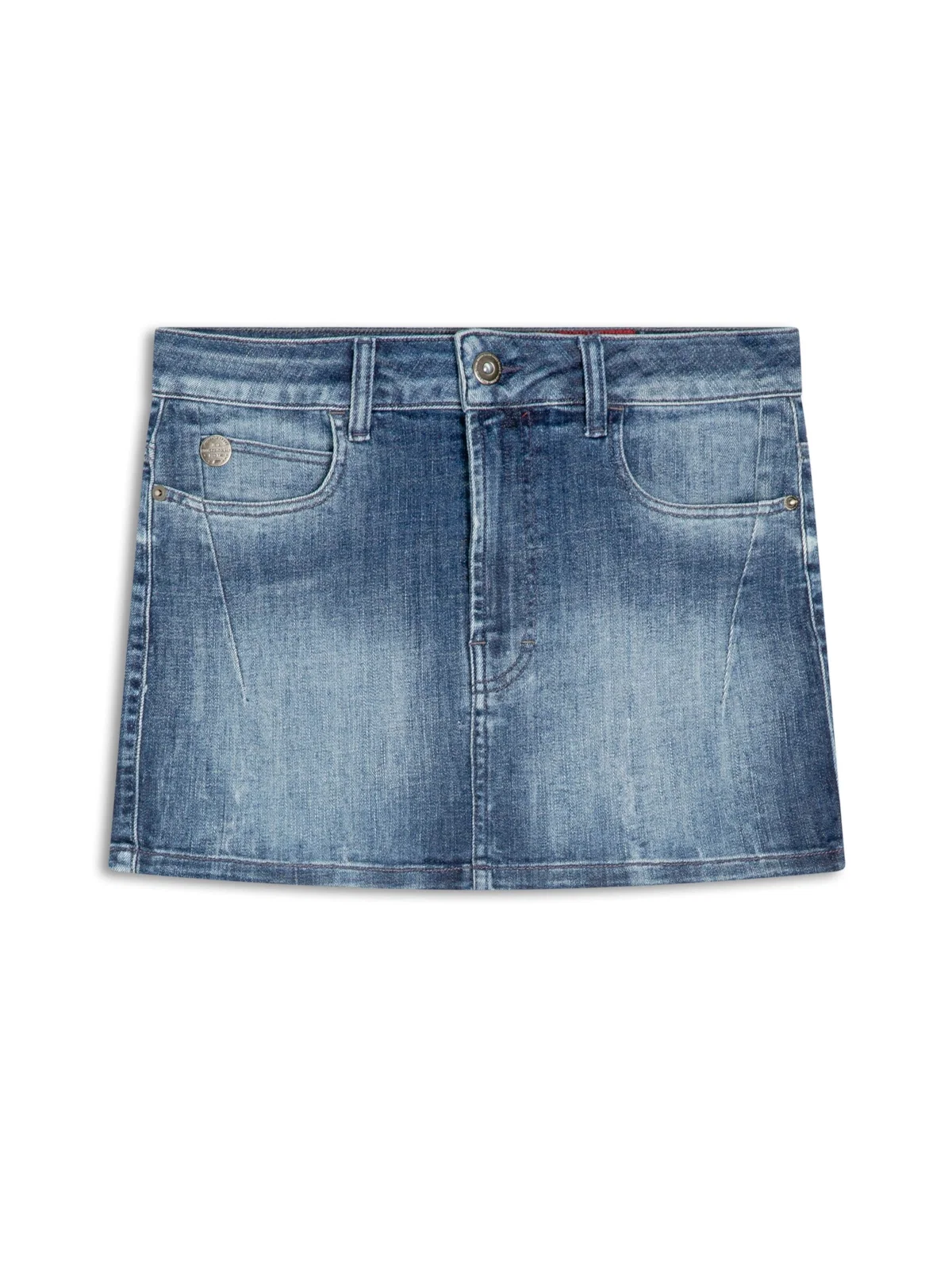 Saia Visco Indigo Elastic Lav.Escuro C/Tie Dye — imagem 1