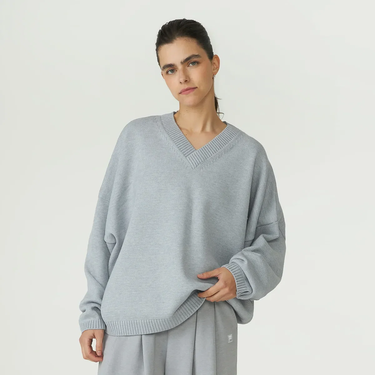 CASACO FEMININO FILA OVER V NECK AG - tamanho U