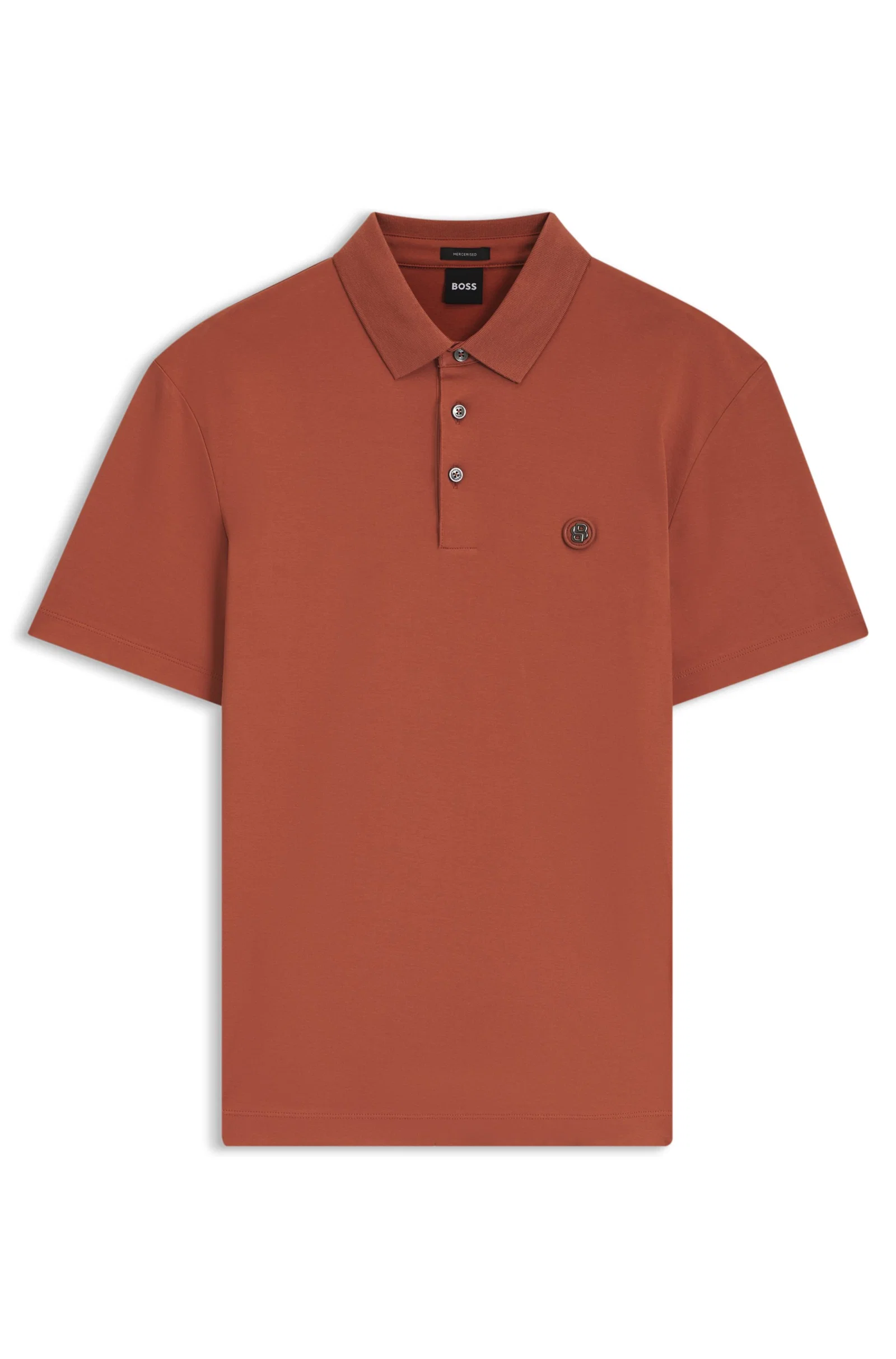 Polo De Algodão Mercerizado Com Monograma Double B — imagem 1