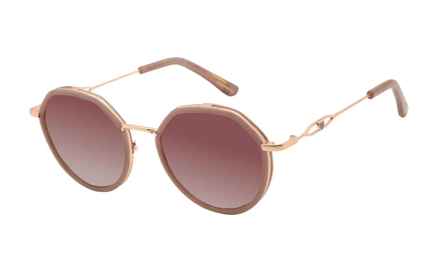 Óculos de Sol Feminino Mamonas Assassinas Chopis Centis Polarizado Rosé