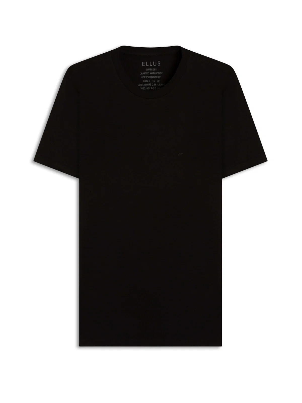 T-Shirt Cotton Fine Easa Classic Preto — imagem 1