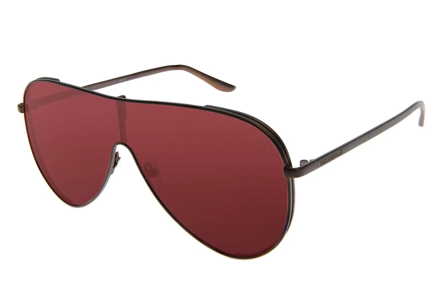 Óculos de Sol Feminino Chilli Beans Aviador Marrom — imagem 1