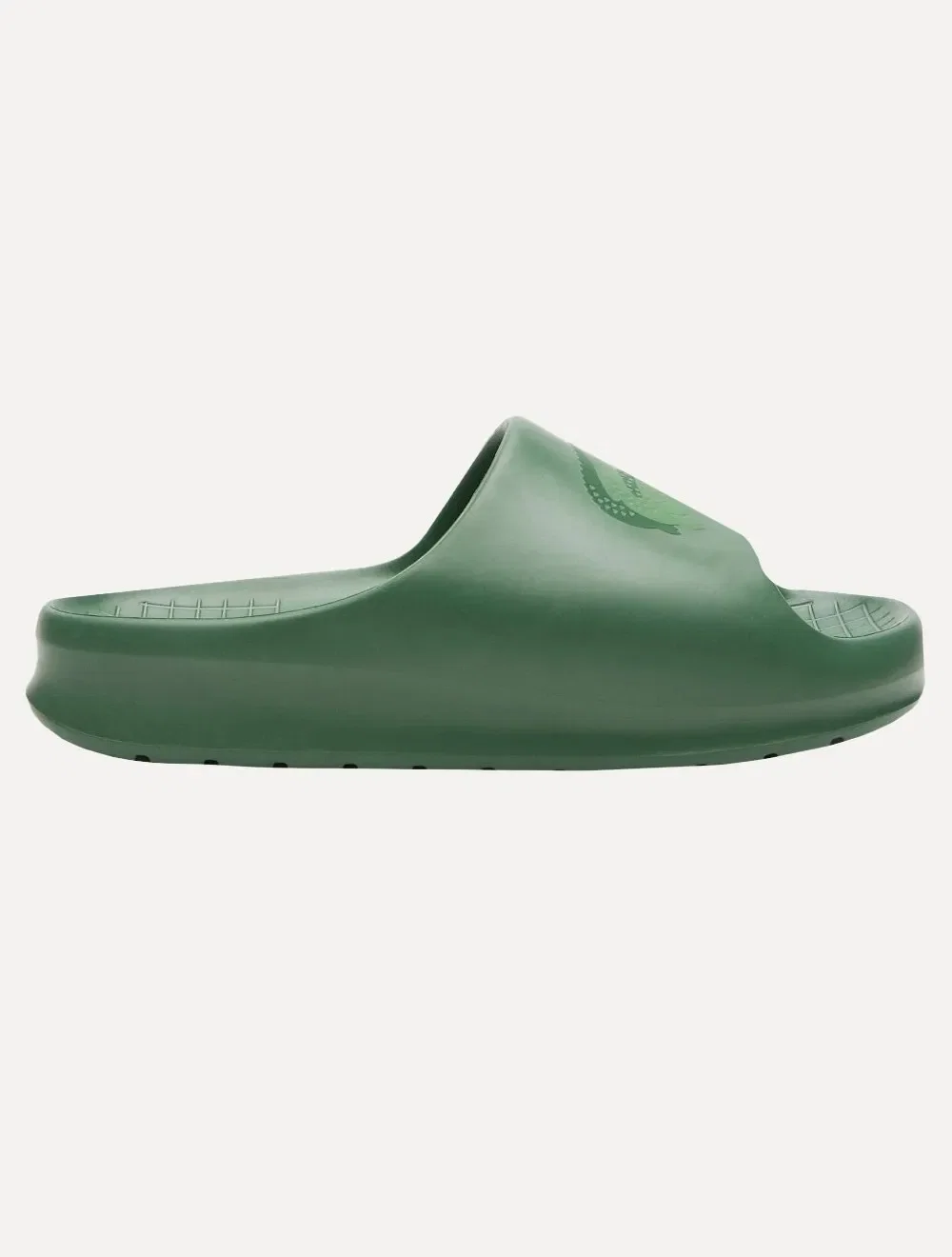 Chinelo Lacoste Masculino Slide Serve Croco Verde