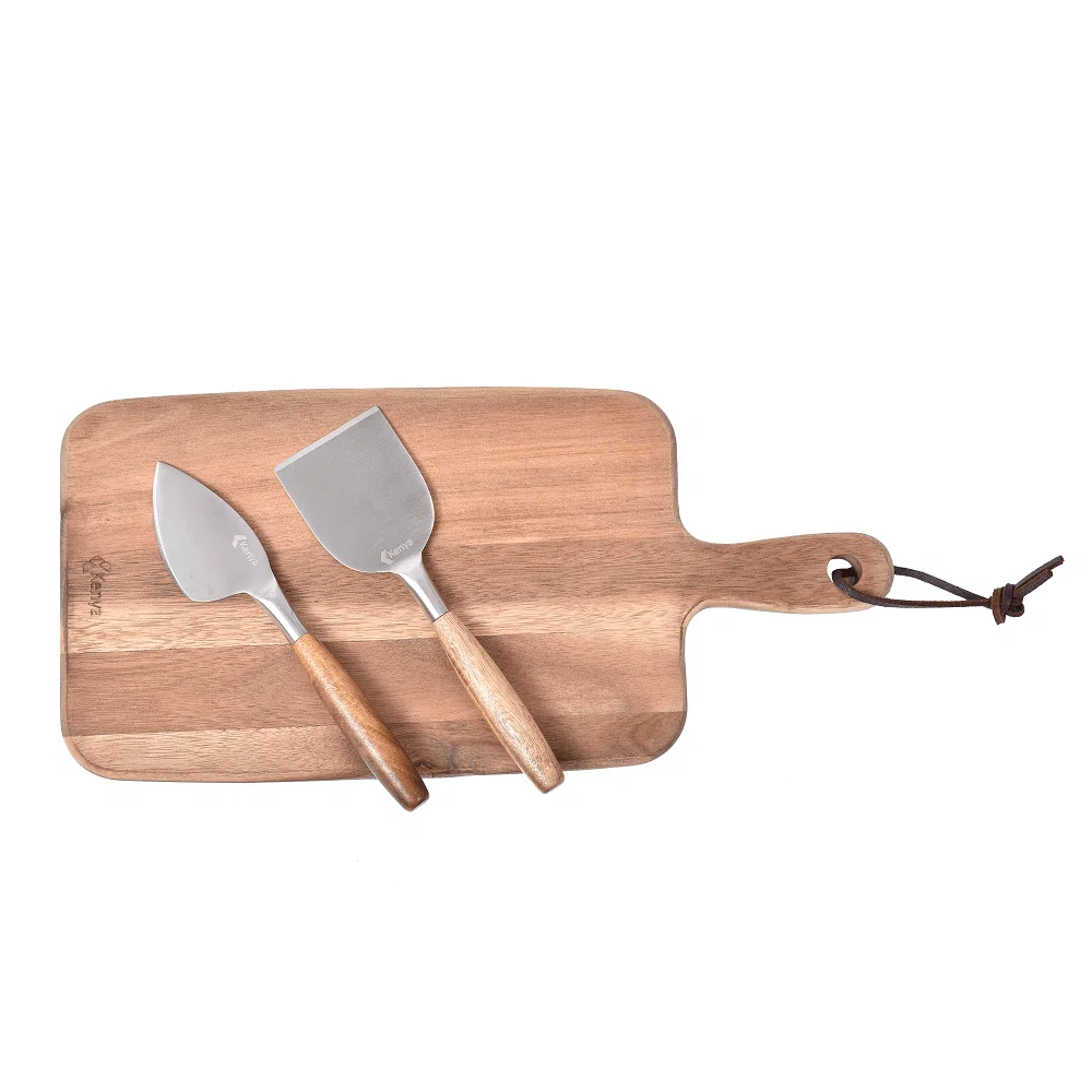 Kit para Queijo em Madeira 16,8x35,5cm Kenya — imagem 1