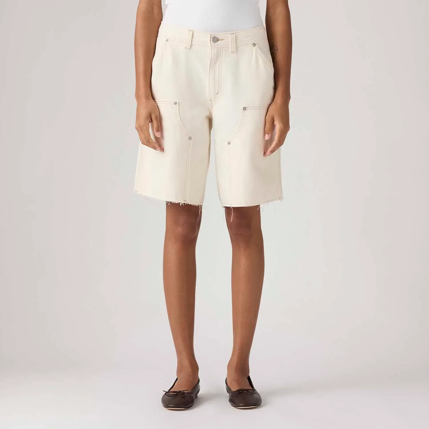 Shorts Jeans Levi's® Baggy Dad Utility Off White Off White
