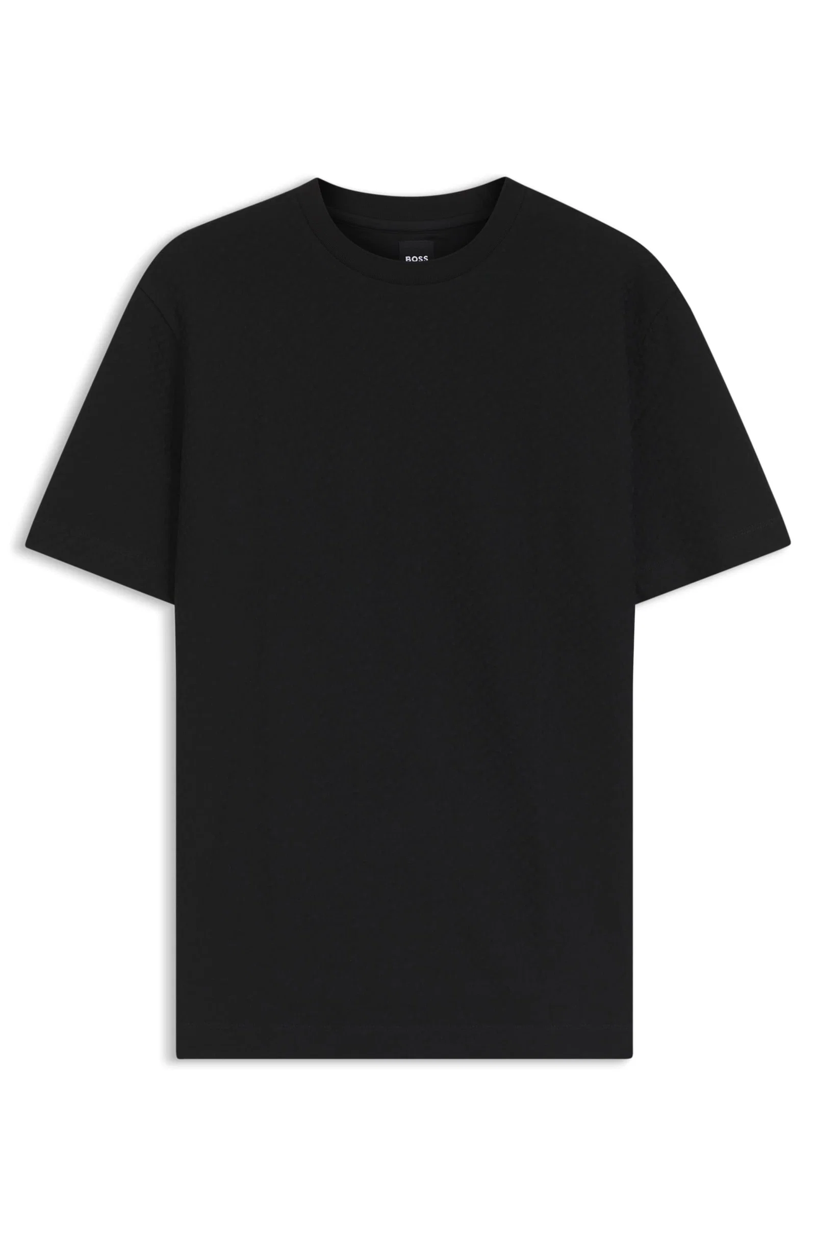 Camiseta De Algodão Mercerizado Com Jacquard De Monograma — imagem 1
