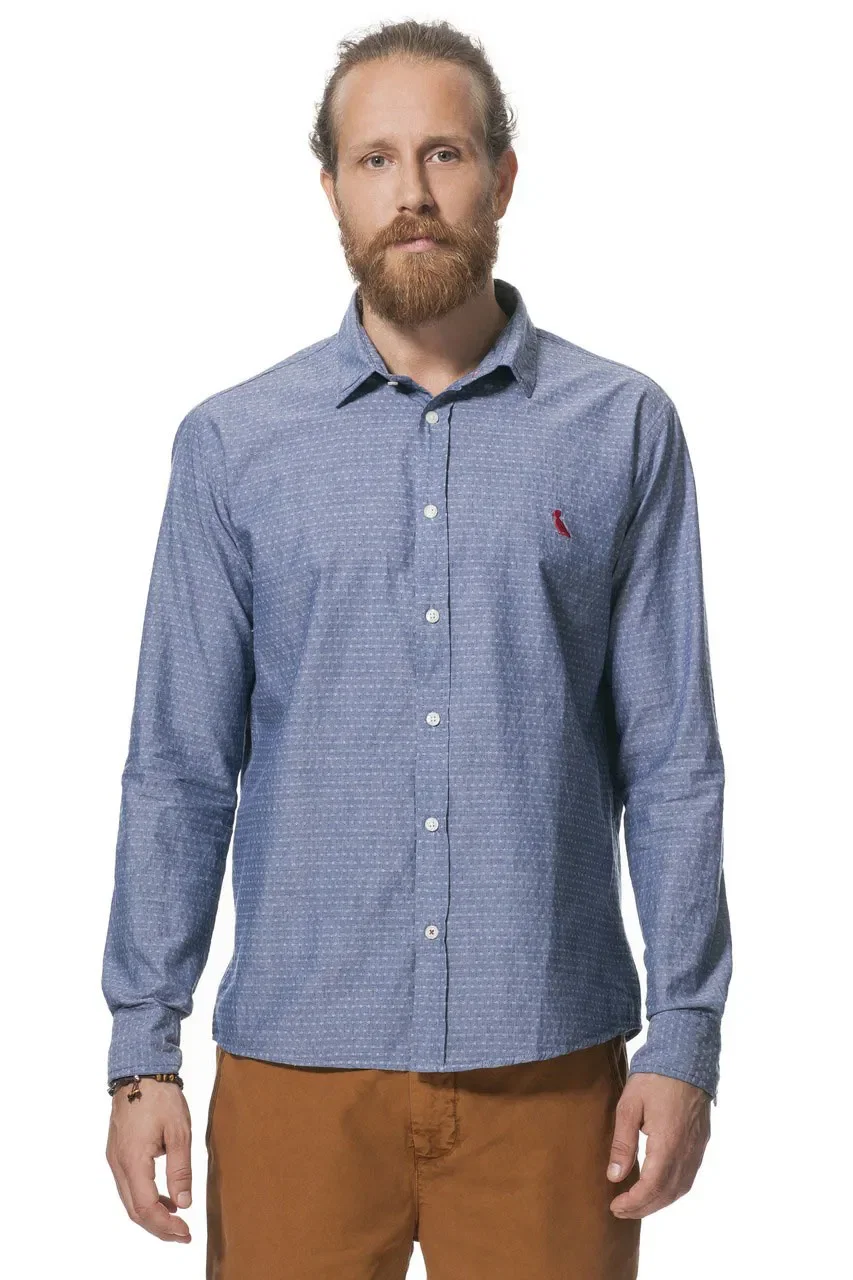 Camisa Maquinetada Floral
