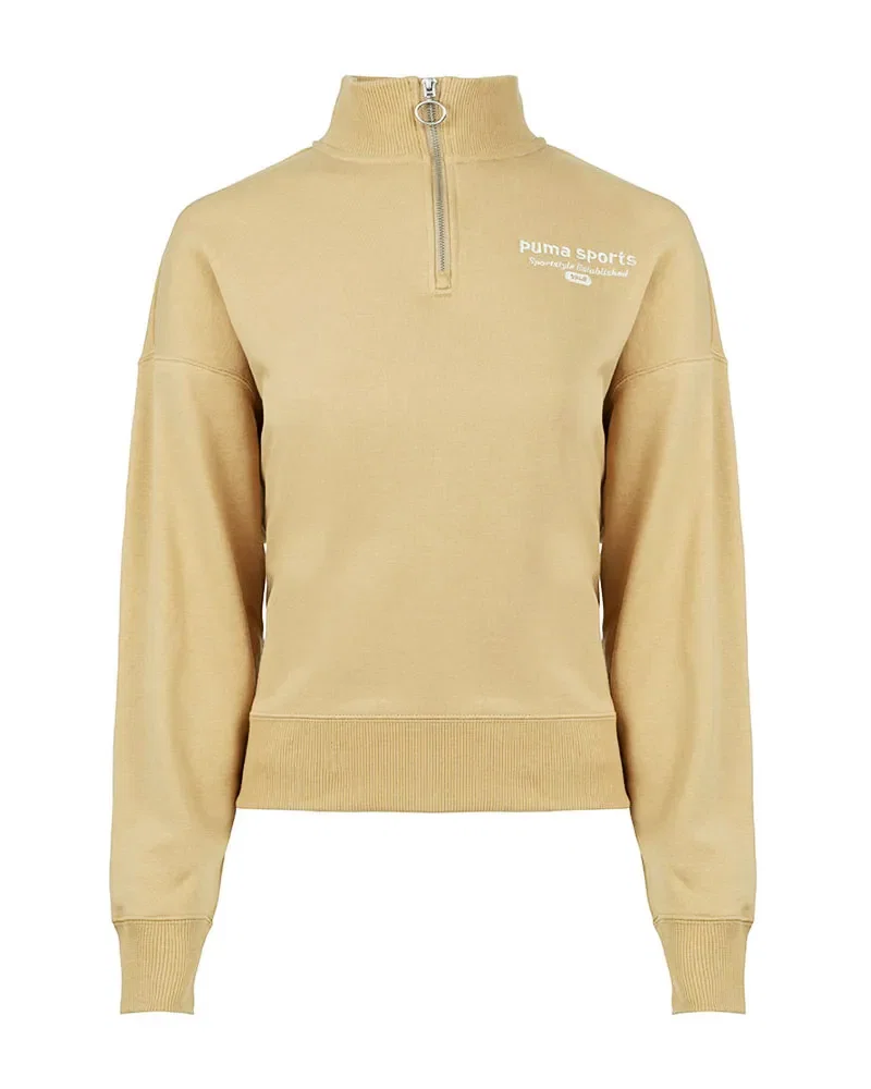 Blusão Puma Team Half-Zip Feminina