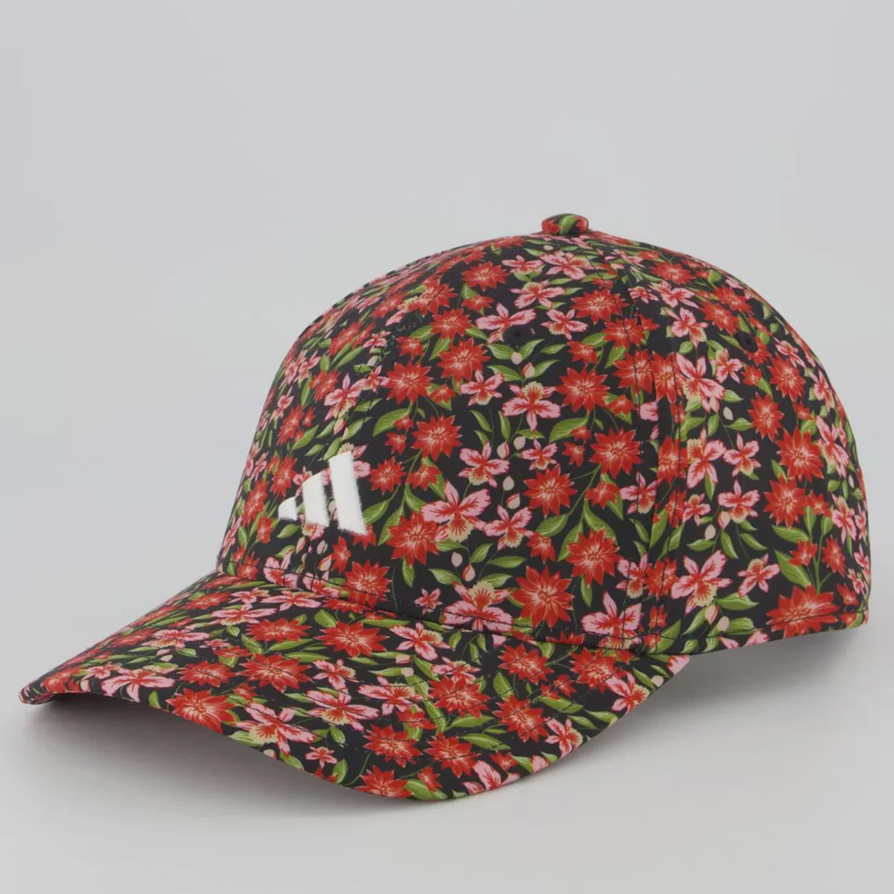 Boné Feminino Adidas Farm Floral Aba Curva