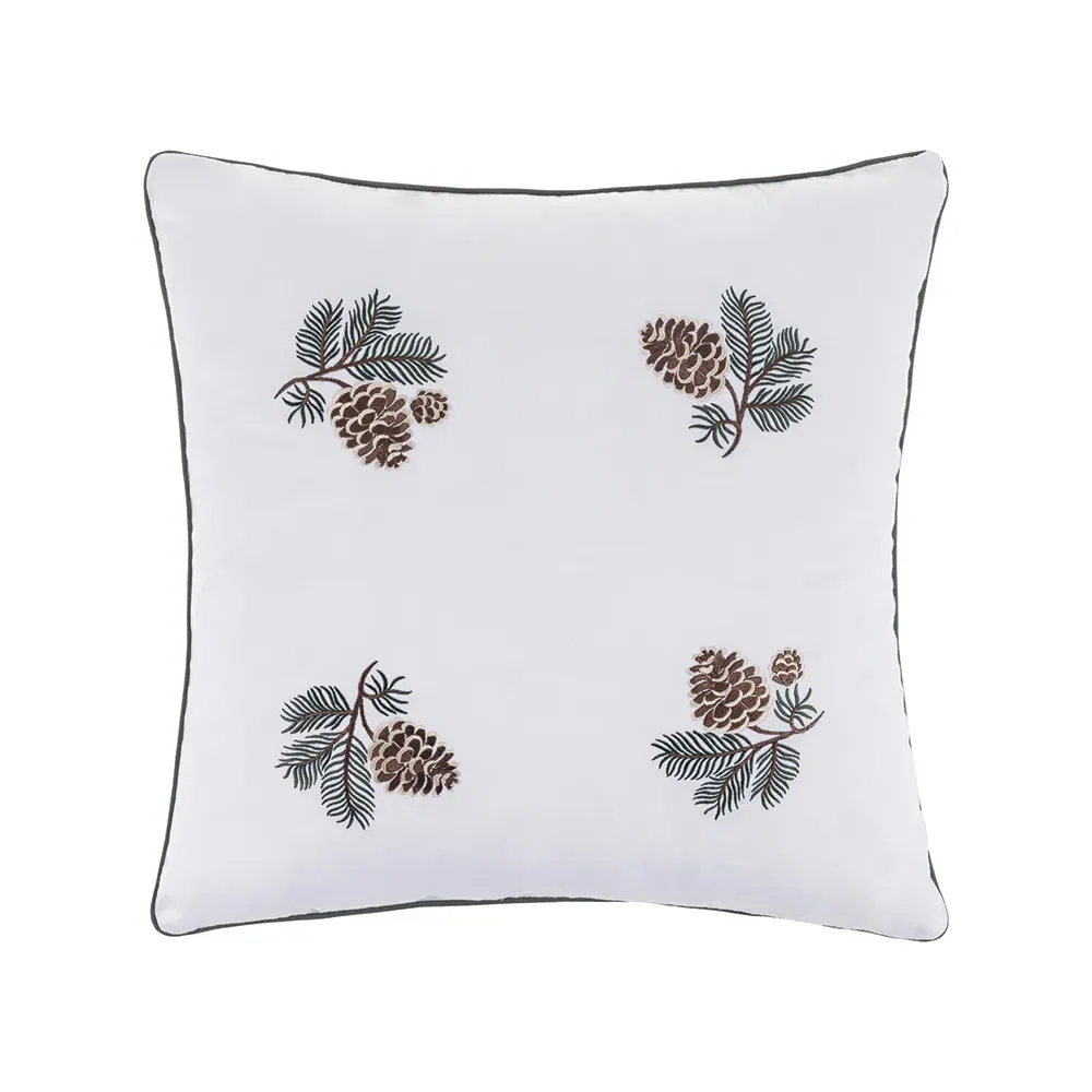 Almofada com Bordado 300 Fios Pigna 45cm x 45cm