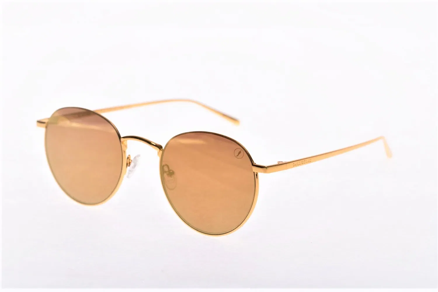 Óculos De Sol Feminino Chilli Beans Euforia Marrom Dourado Banhado A Ouro — imagem 1