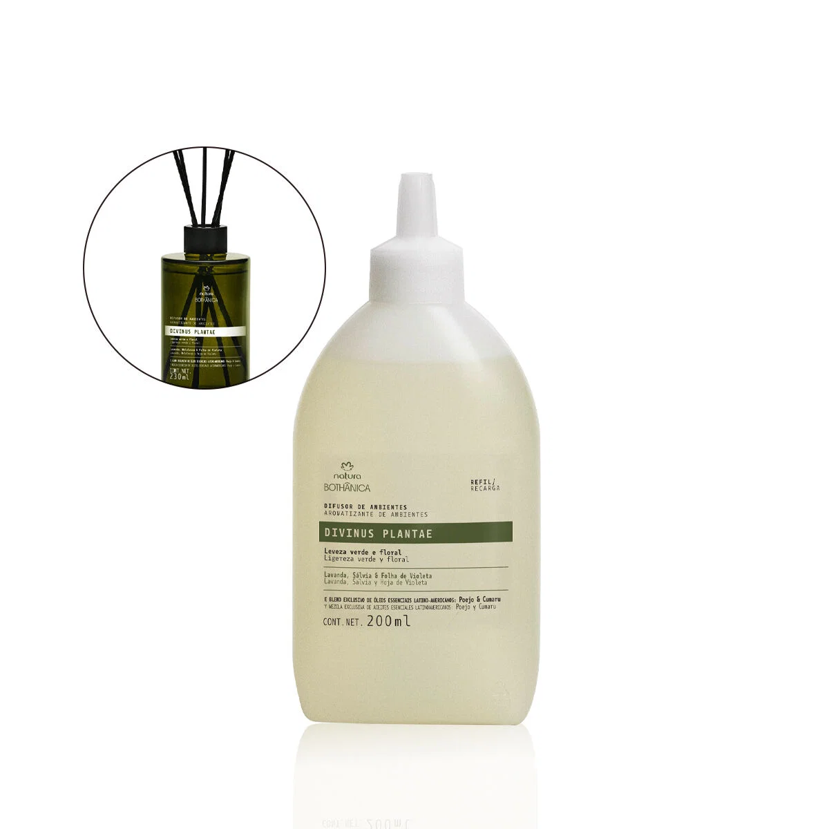 Refil Difusor de Ambiente Natura Bothânica Divinus Plantae 230 ml — imagem 1