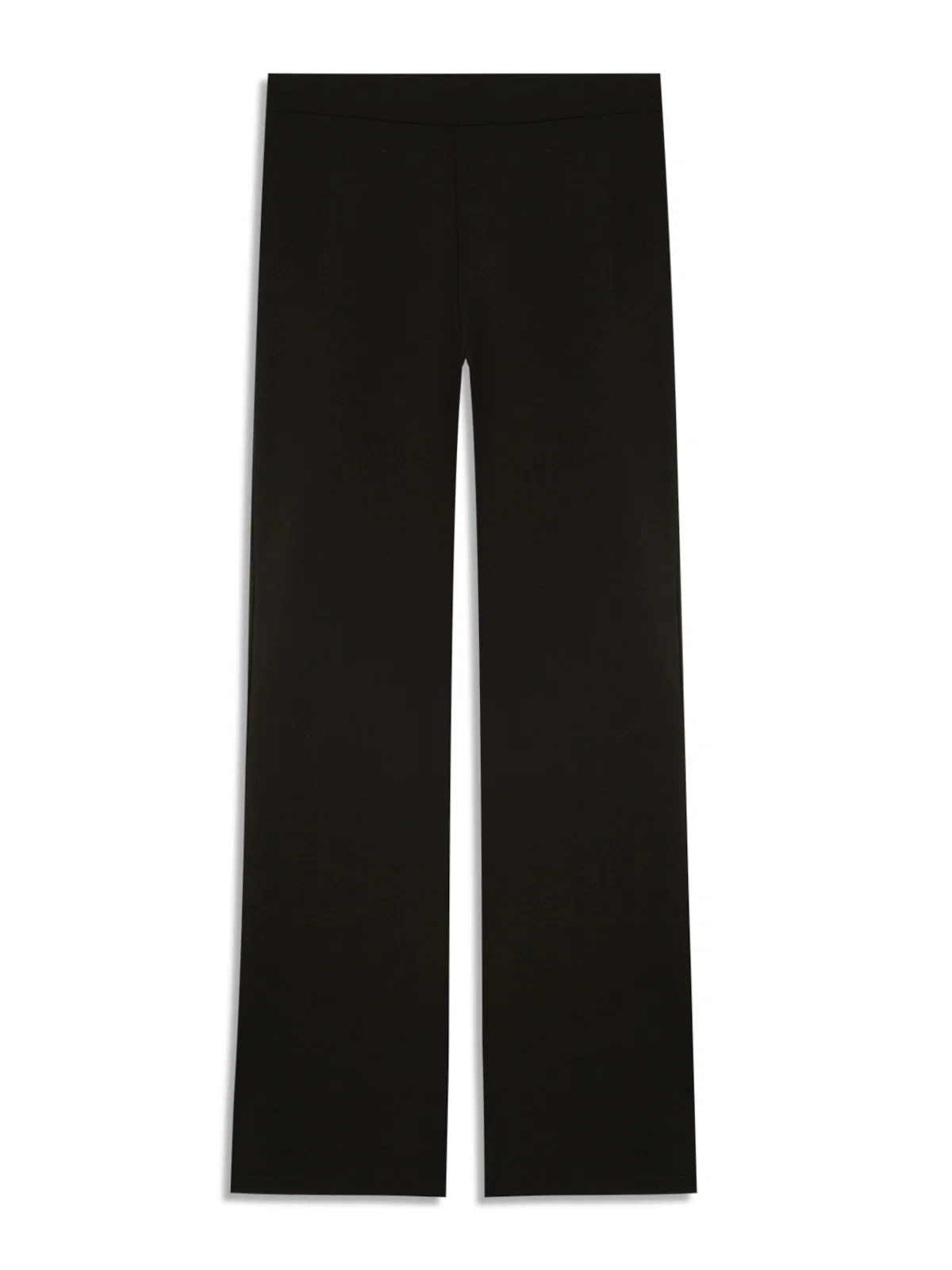 Calça Scuba Crepe Long Flare Preto