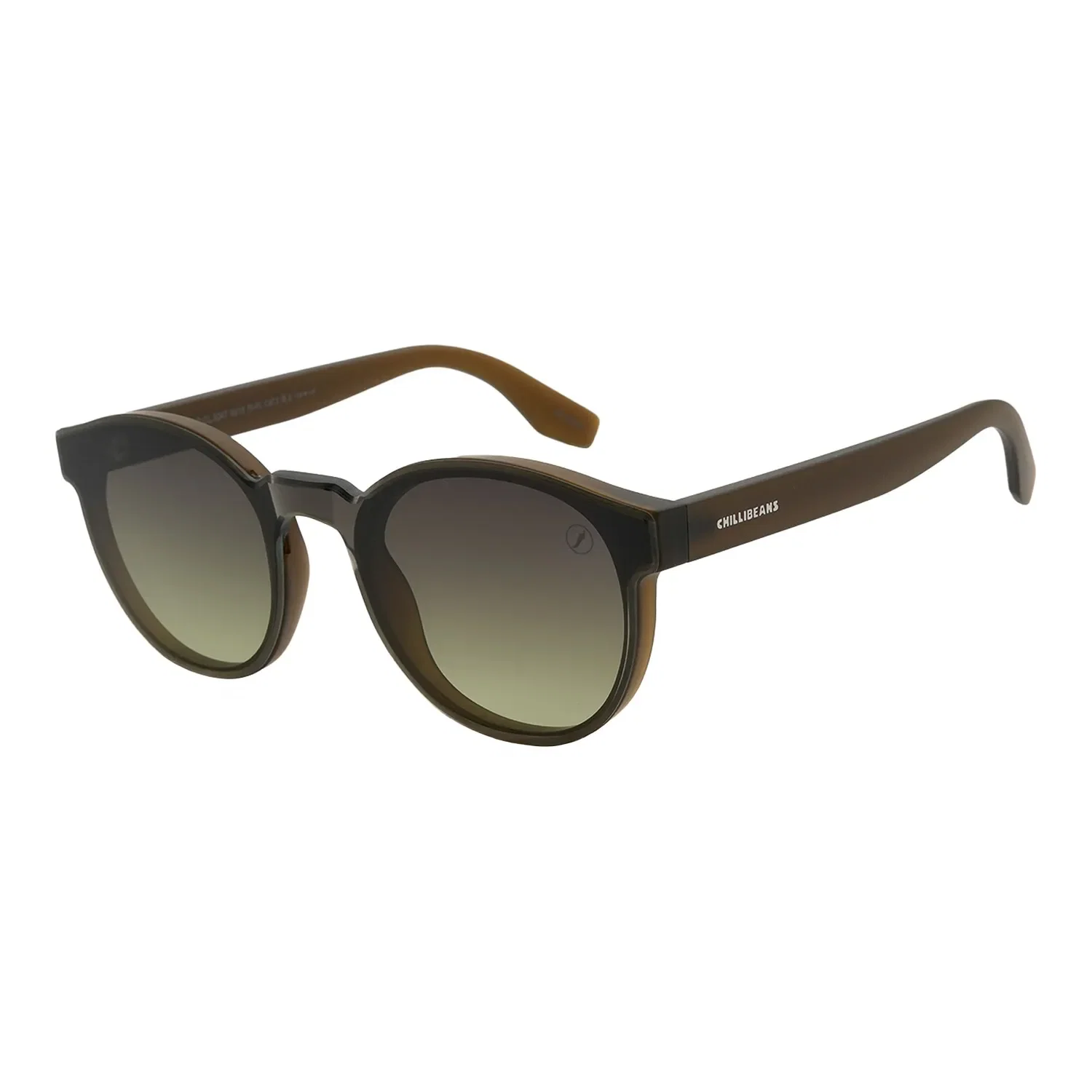 Óculos de Sol Feminino Infinity Redondo Verde — imagem 1