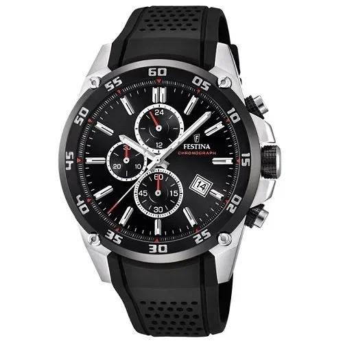 Relógio Festina Originals Masculino Borracha Preta
