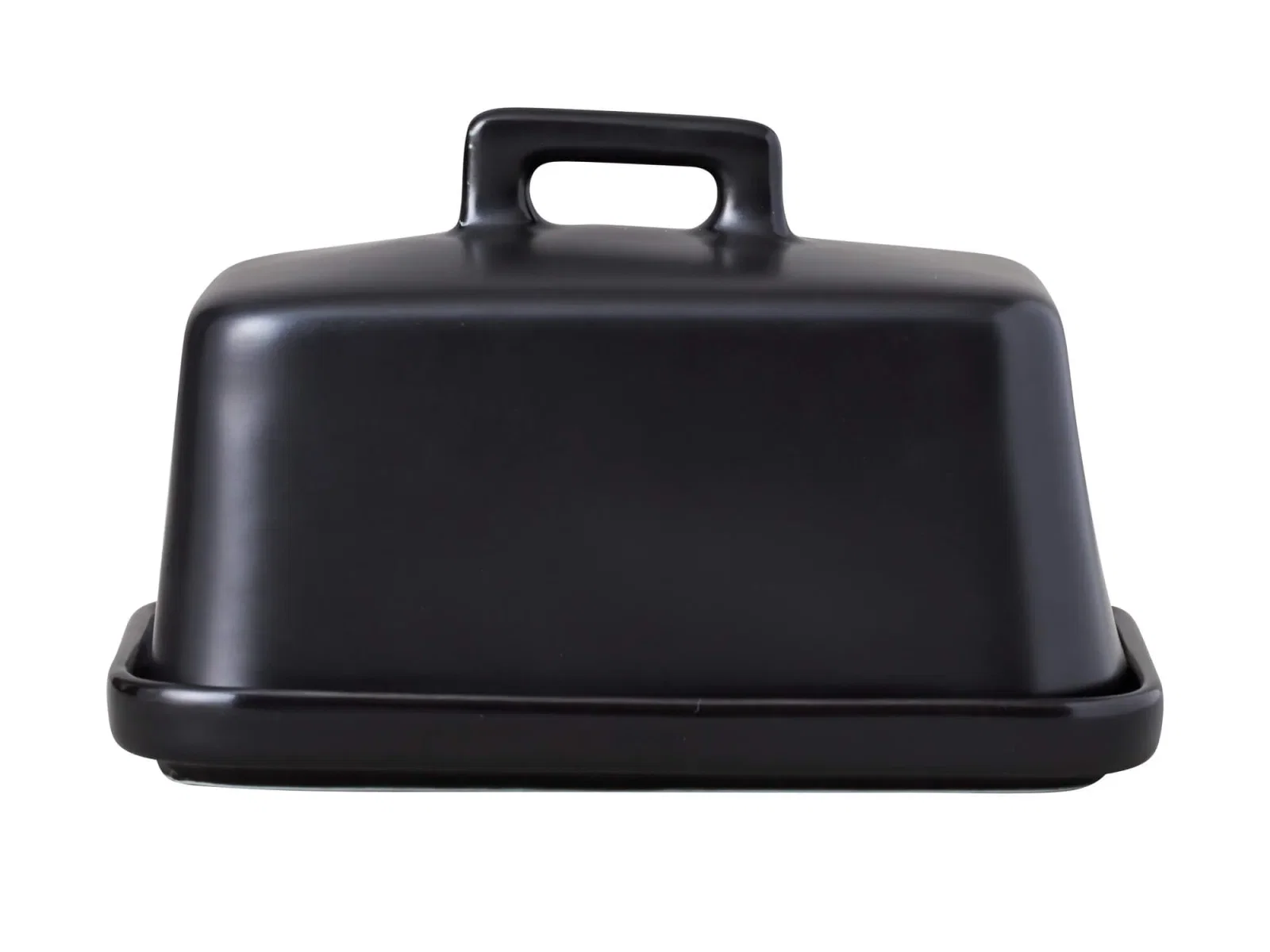 Manteigueira Epicurious em Porcelana 16,5x11,5cm Maxwell & Williams Preta