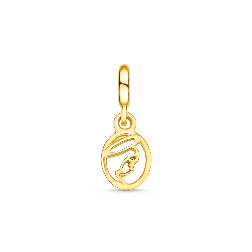 Pingente Life Religiosos N.Sra. Aparecida em Prata 925 com Banho de Ouro Amarelo 18k — imagem 1