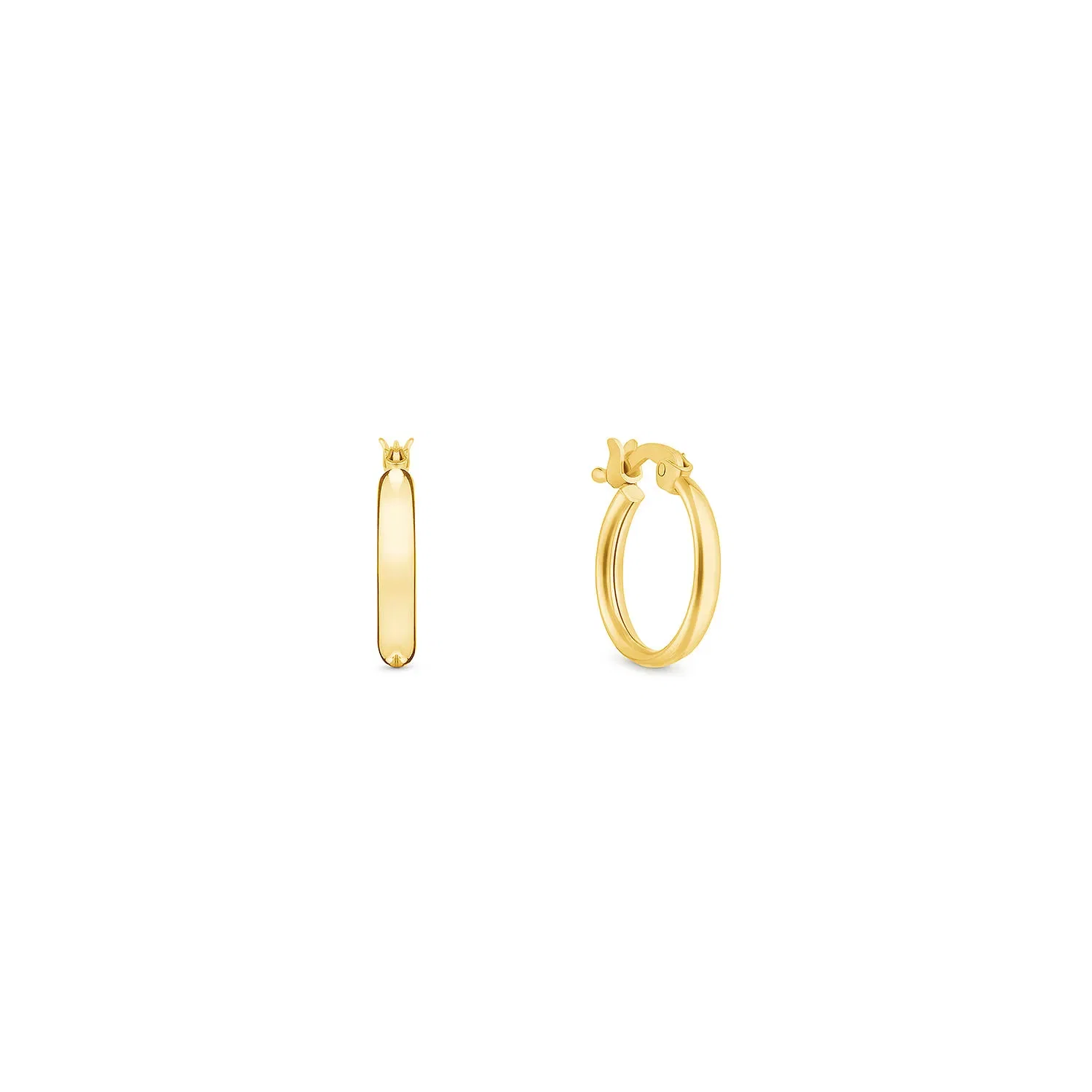Argola em Ouro Amarelo 18k, 11mm — imagem 1