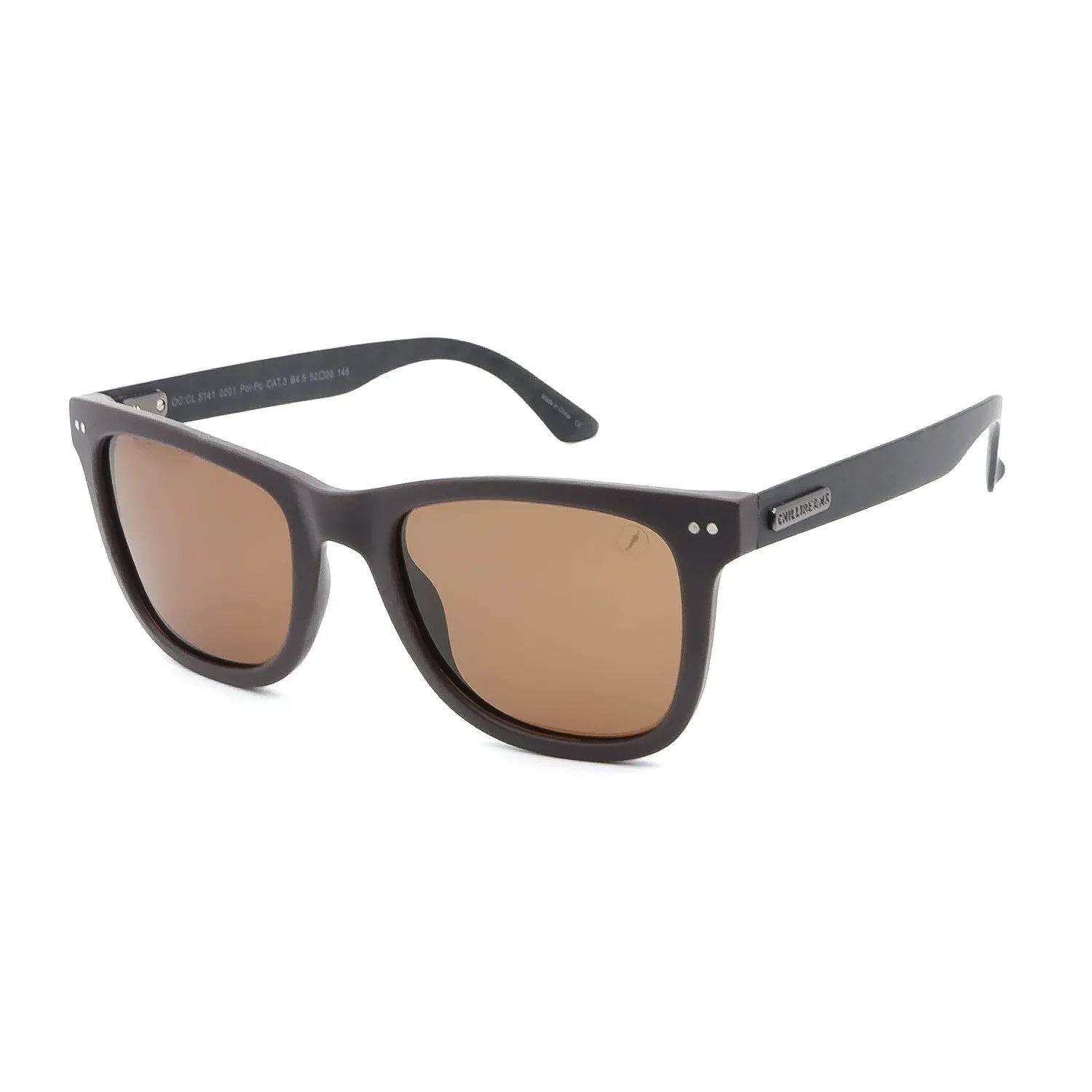 Óculos de Sol Masculino Chilli Beans Quadrado Polarizado Preto — imagem 1