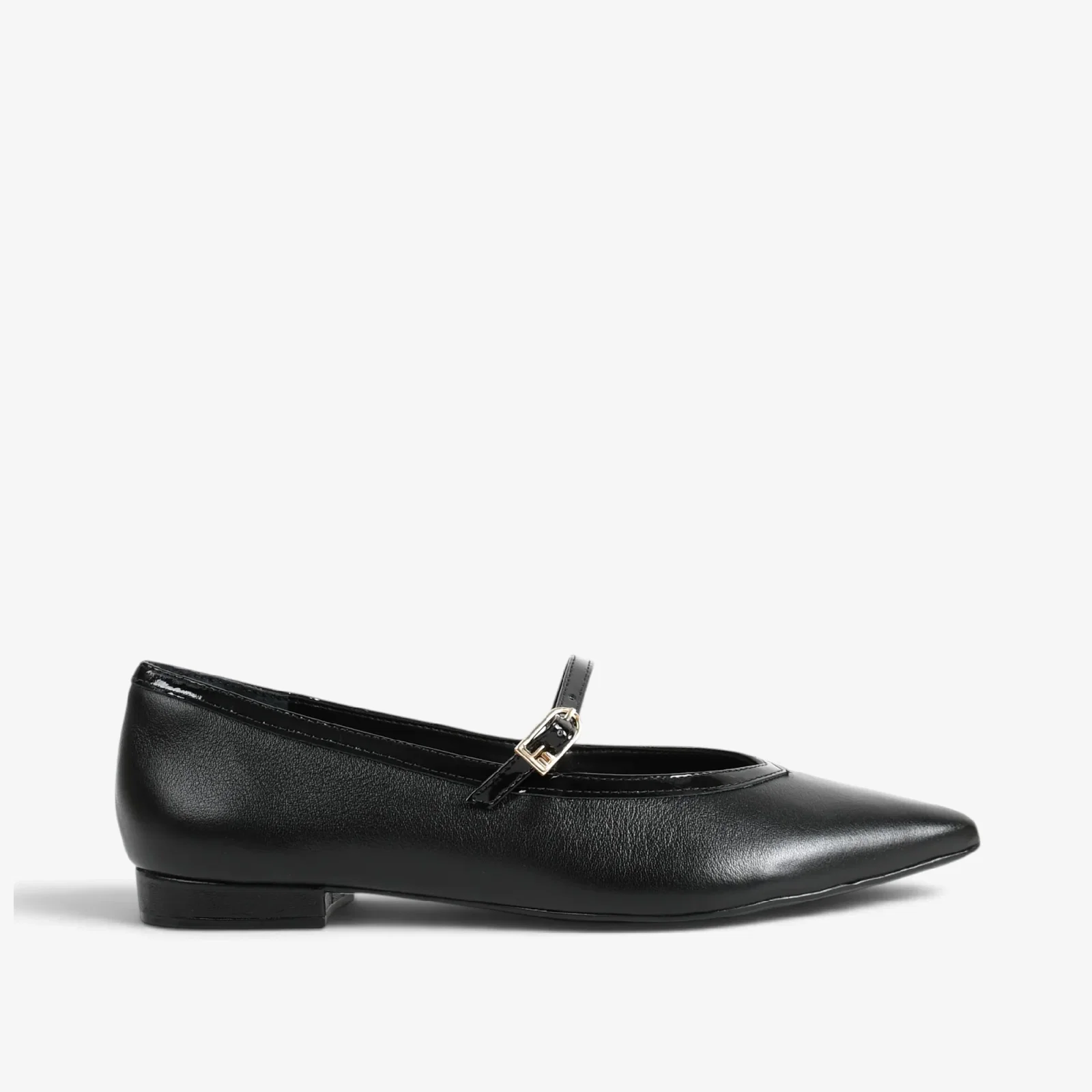 Sapatilha Preto Couro Croco — imagem 1