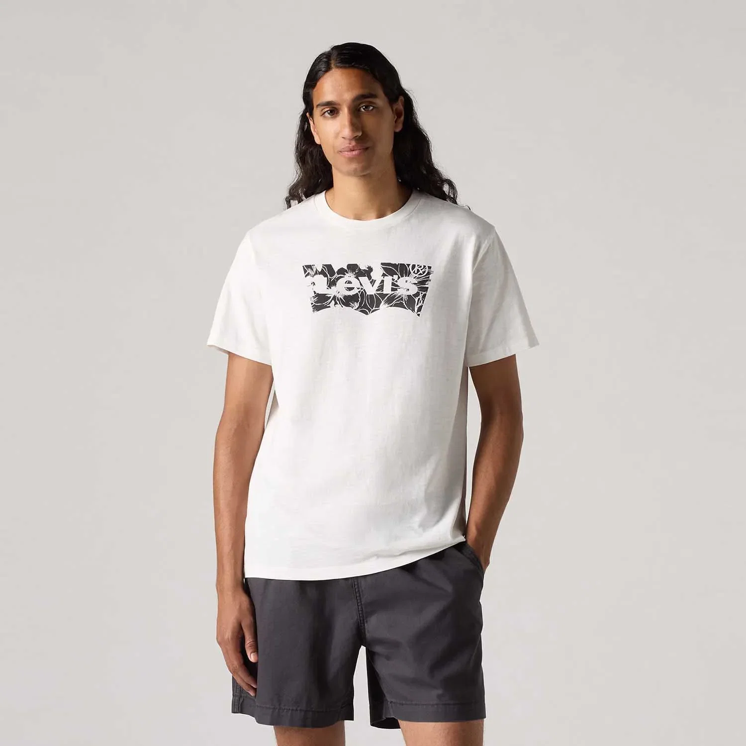 Camiseta Levi's® Graphic Crewneck Branco Manga Curta — imagem 1