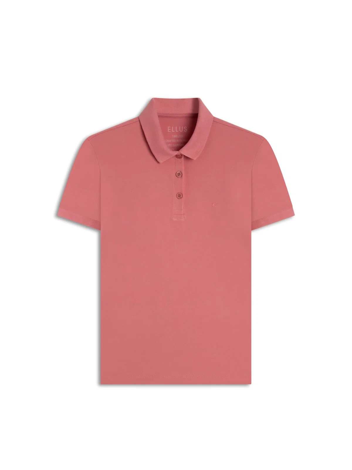 Blusa Ellus Easa Polo Piquet Rosa Gum — imagem 1