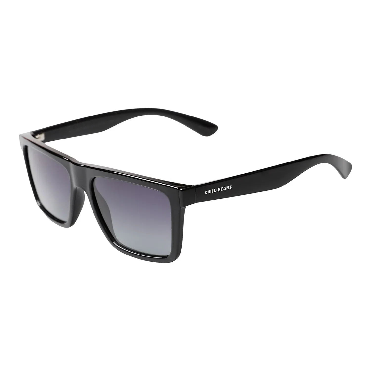 Óculos de Sol Masculino Chilli Beans Quadrado Polarizado Degradê Cinza — imagem 1