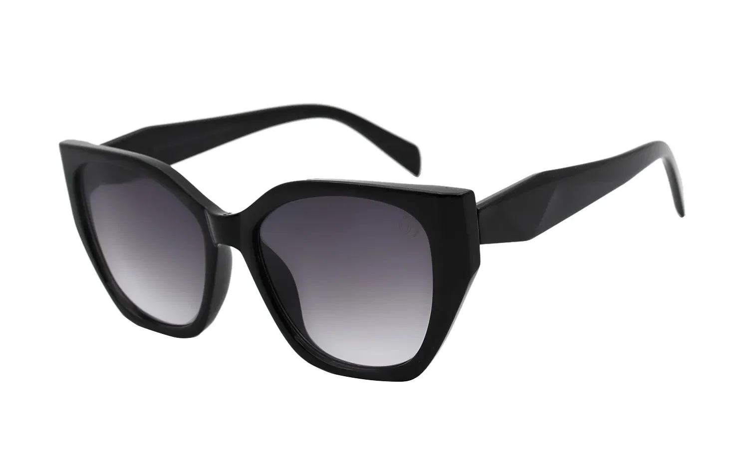 Óculos de Sol Feminino Chilli Beans Quadrado Degradê Preto Polarizado — imagem 1