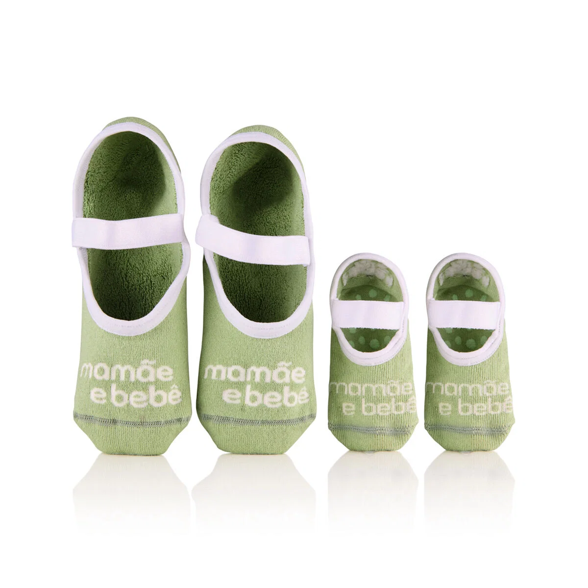 Meias Mamãe e Bebê (2 pares) — imagem 1