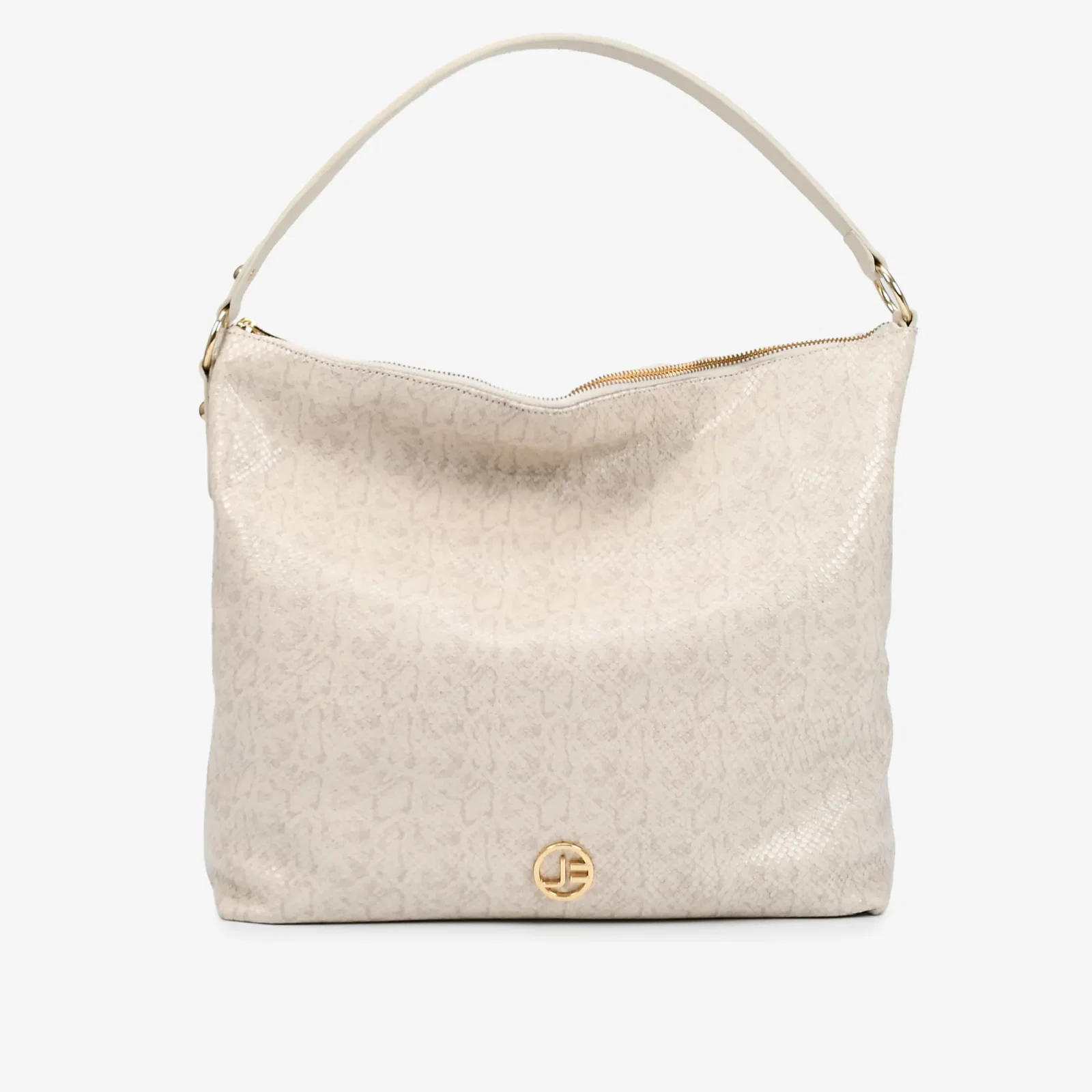 Bolsa Hobo Off White Bruleé Snake Couro — imagem 1