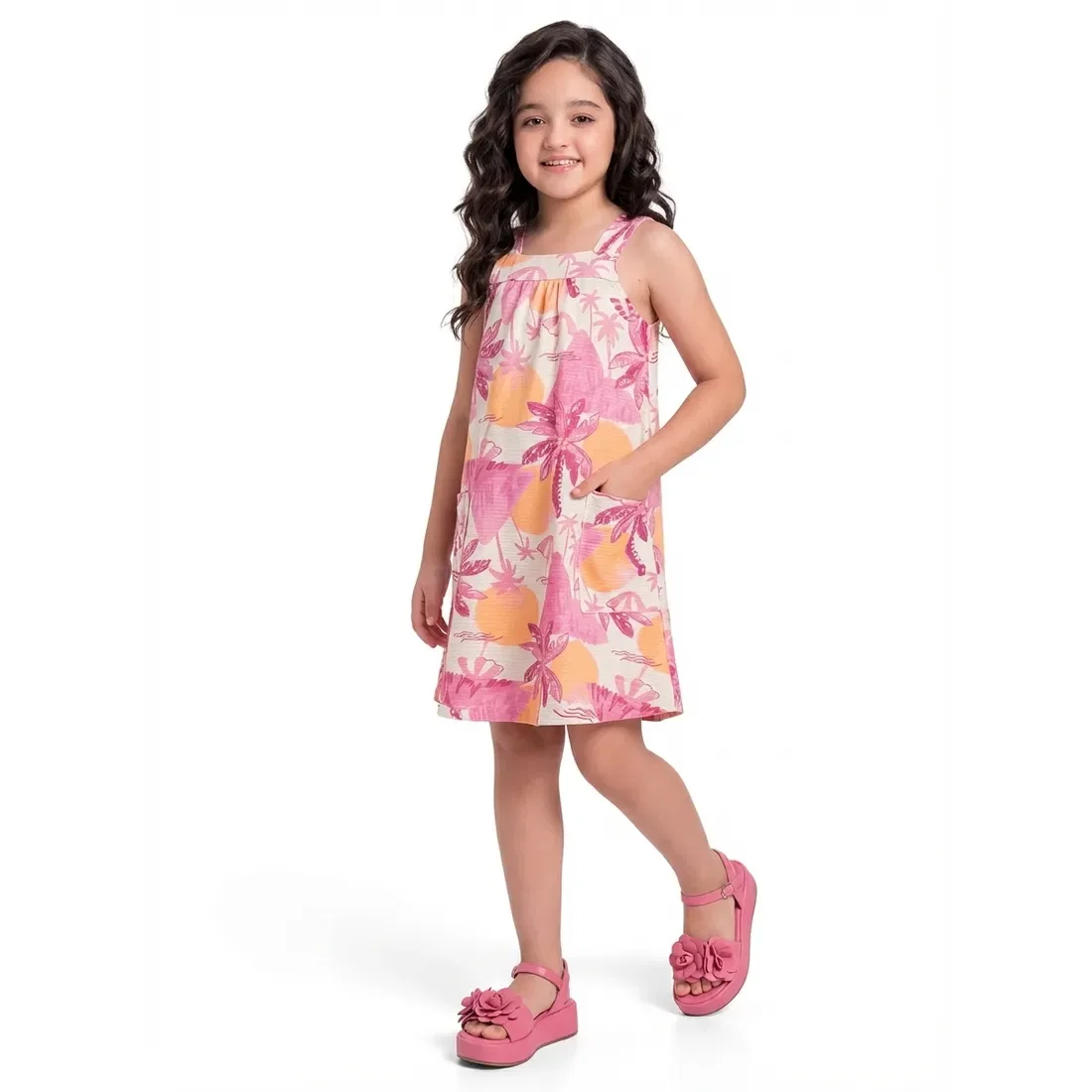 Vestido em malha florence coqueiro