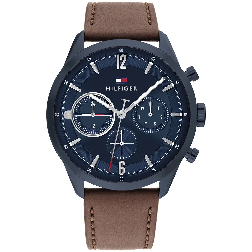 Relógio Tommy Hilfiger Masculino Couro Marrom 1710675