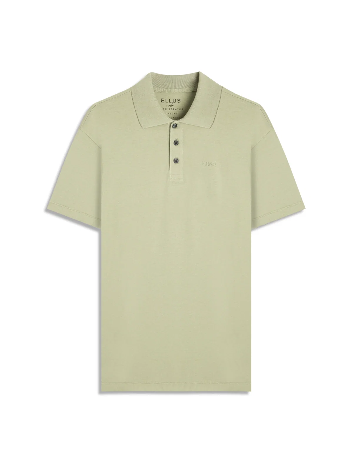 Polo Cotton Fine Easa Verde Seco