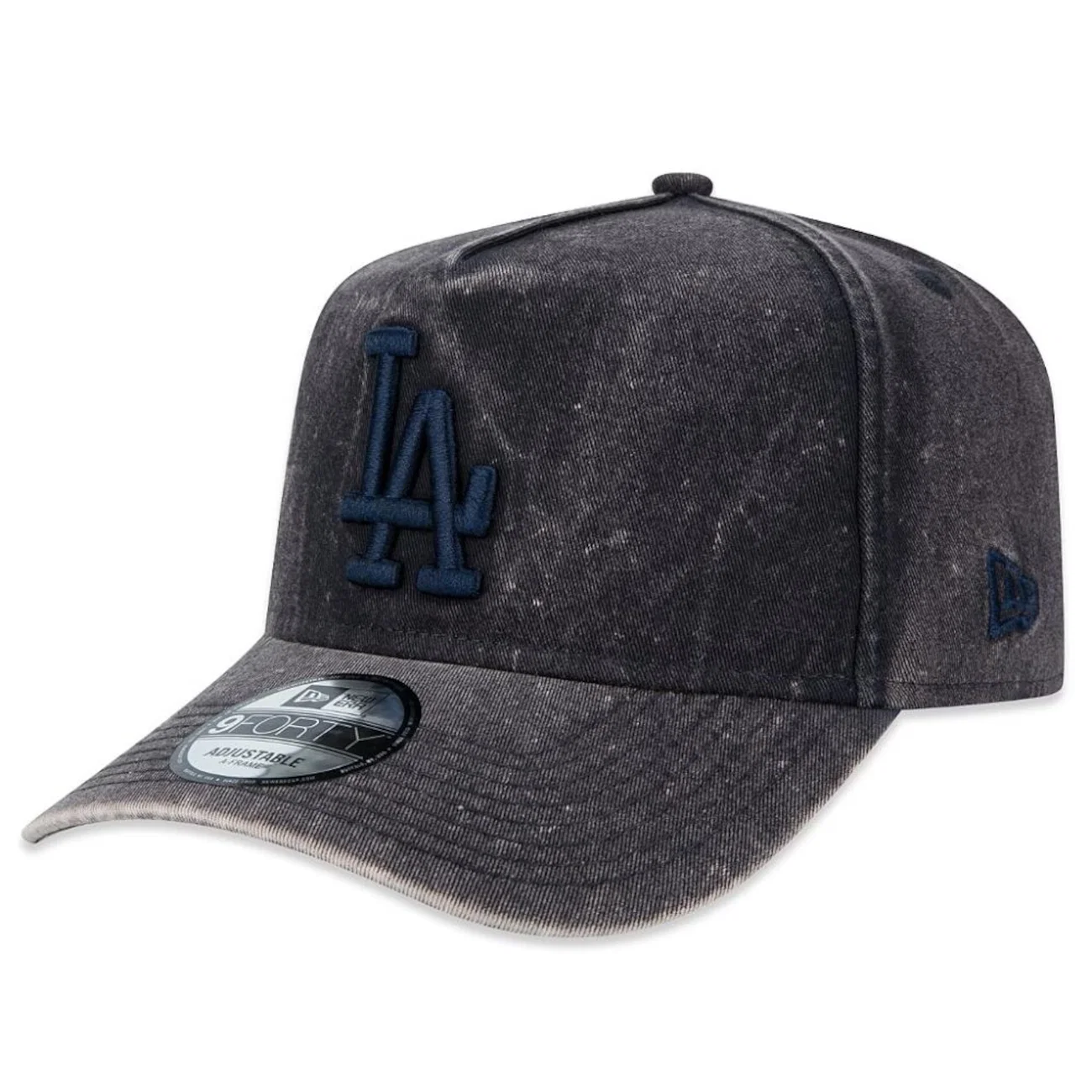 Boné Masculino New Era 940 A-Frame Los Angeles Dodgers Snow Wash Cinza