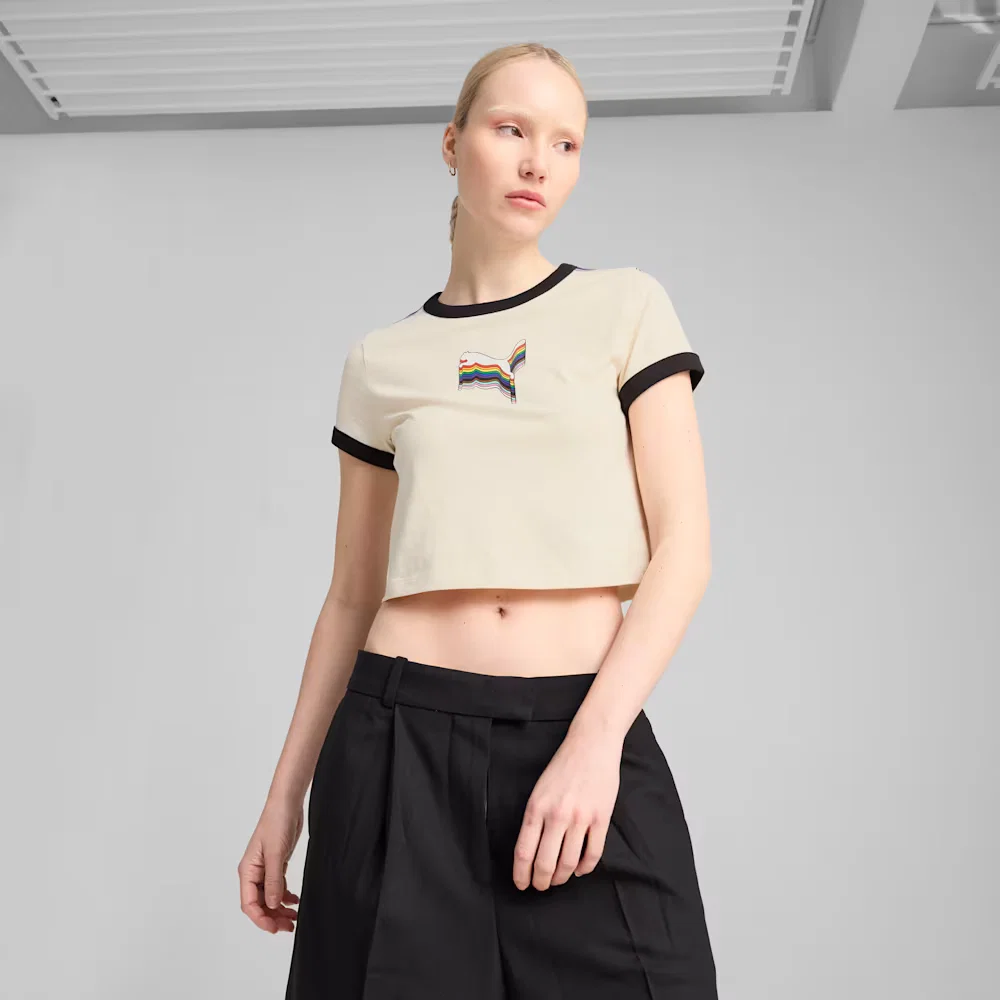 Camiseta Baby Look EQUAL LOVE CONFEDERATION Graphic Feminina