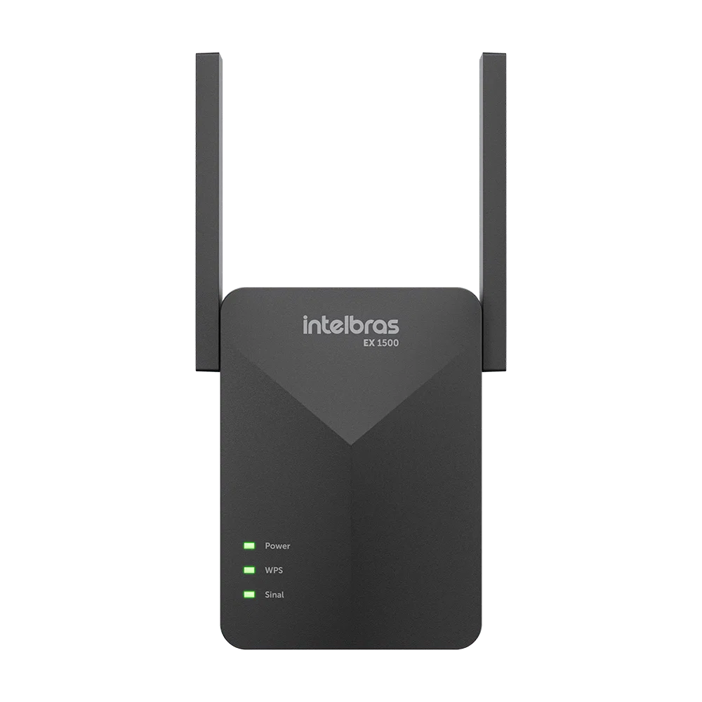 Extensor Mesh Cobertura de Até 100m² Wi-Fi 6 EX 1500 Preto Intelbras — imagem 1