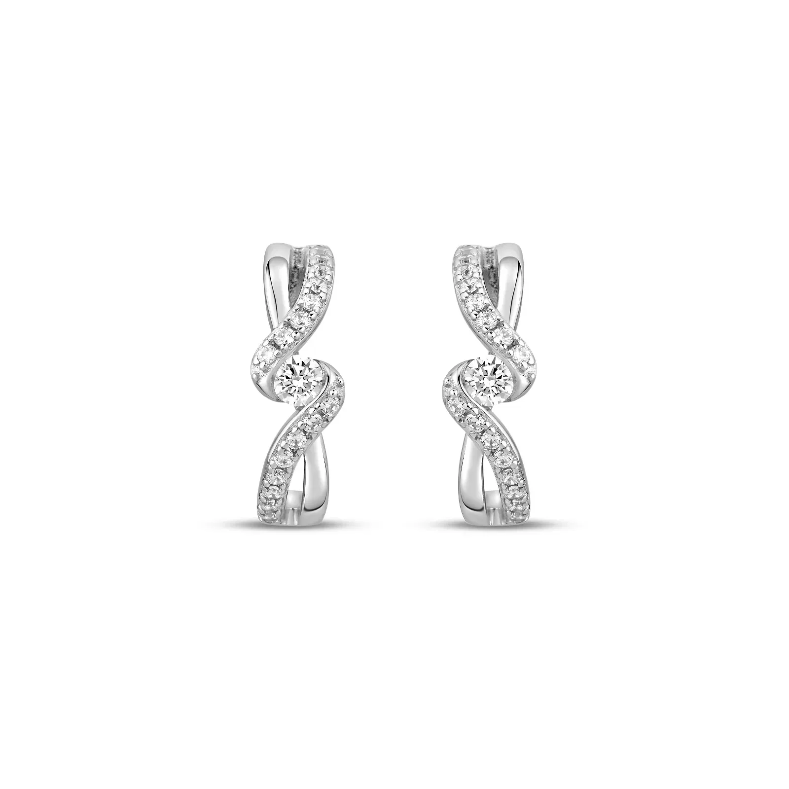 Brinco Life Shine em Prata 925 com Zircônia Incolor — imagem 1