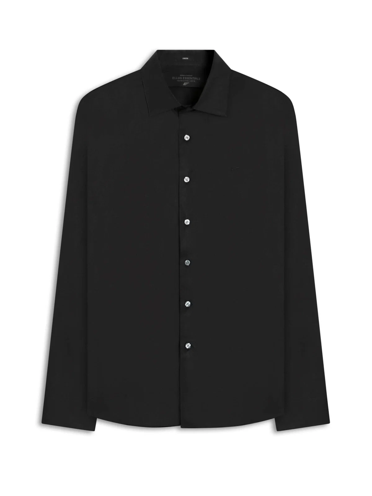 Camisa Tricoline Slim Irish Preto — imagem 1