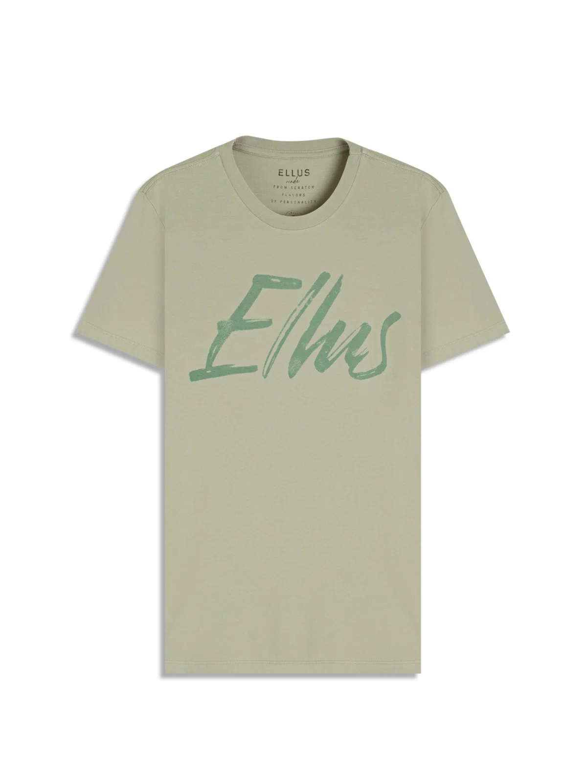 T-Shirt Cotton Fine Maxi Ellus Classic Verde Seco — imagem 1